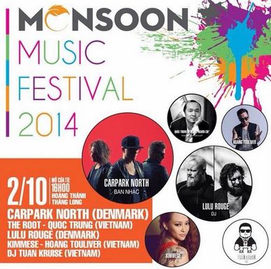 HM8154. Monsoon Music Festival - Lễ hội Âm nhạc Quốc tế Gió Mùa 2014